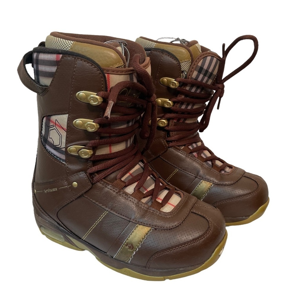 Northwave | Legend Lady Brown Plaid Snowboard Boots